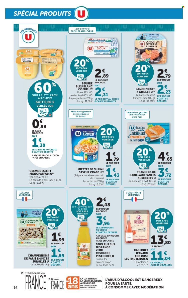 Catalogue SUPER U - Les prix bas de la semaine (2026-04-14 - 2026-04-26)