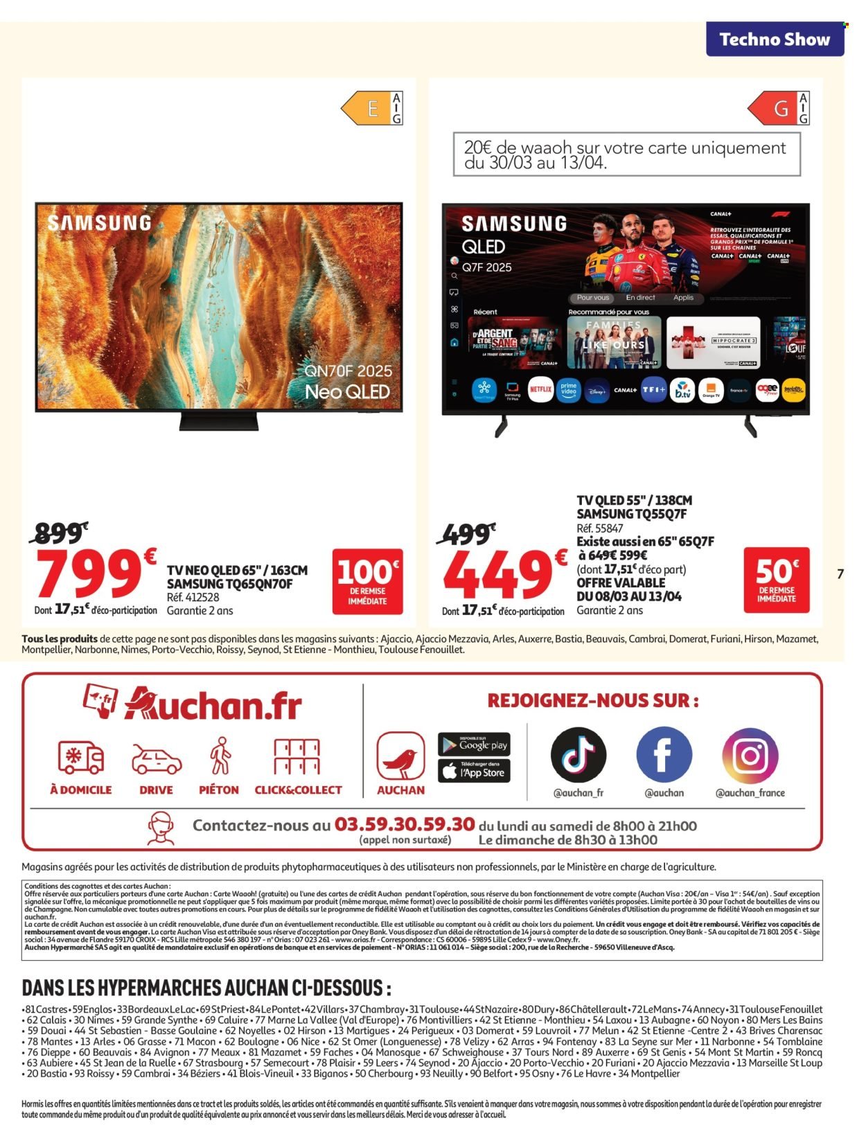 Catalogue AUCHAN - High-tech & téléphonie (2026-03-31 - 2026-04-12)