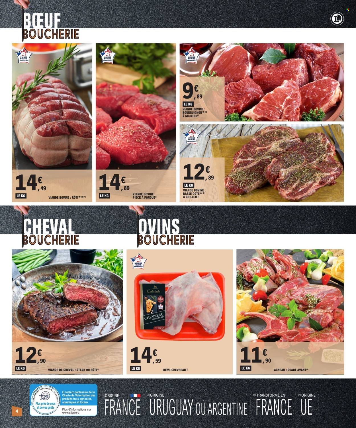 Catalogue E.LECLERC - FOIRE A LA VIANDE