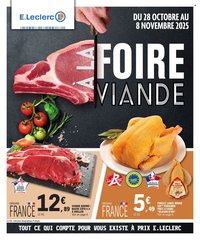 Catalogue E.LECLERC - FOIRE A LA VIANDE