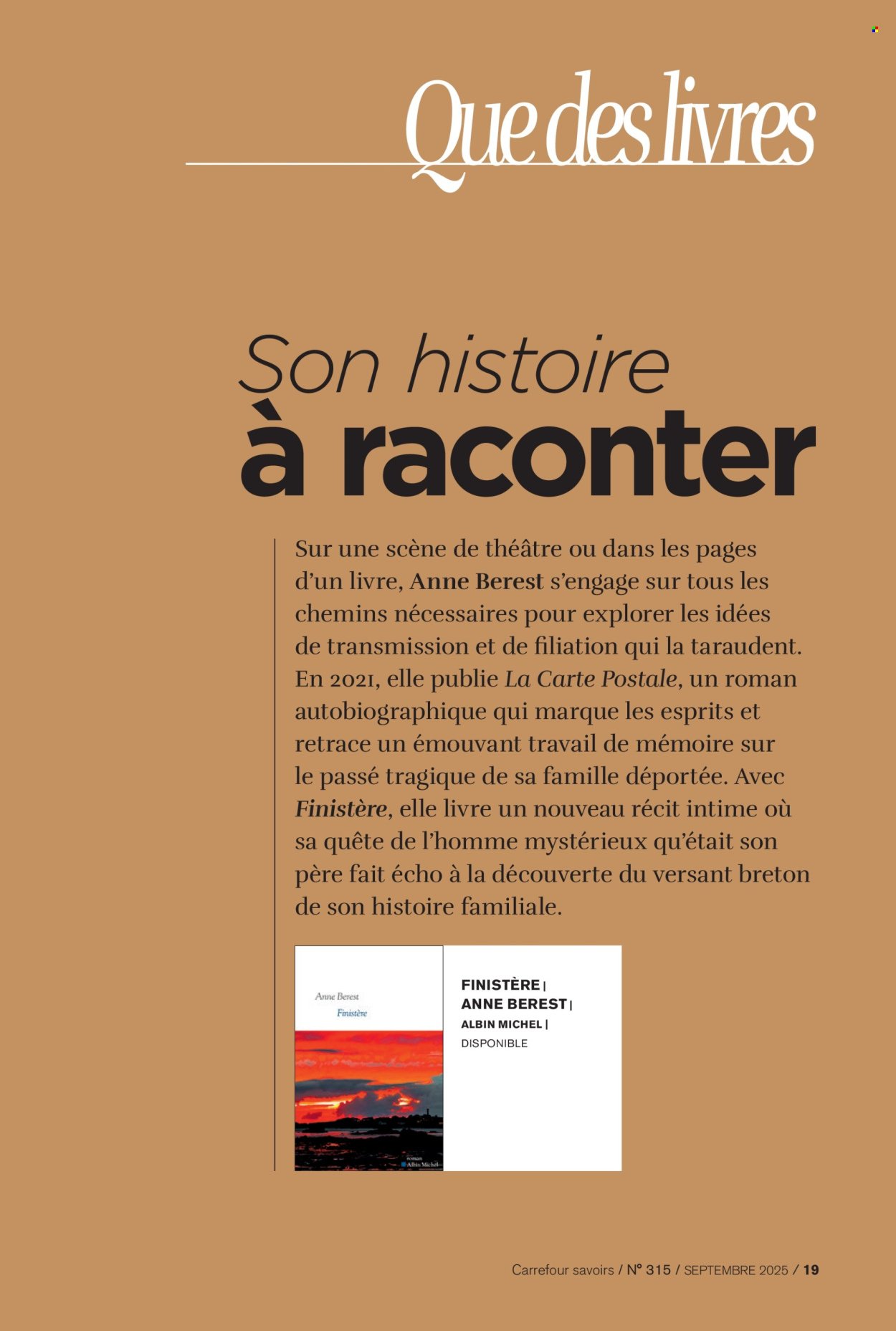 Catalogue CARREFOUR - A CHACUN SA CULTURE (2025-09-01 - 2025-09-30)