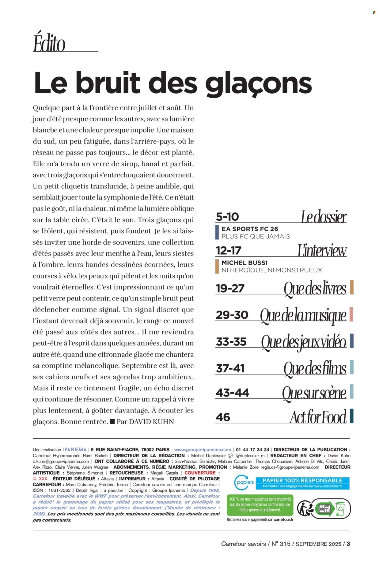 Catalogue CARREFOUR - A CHACUN SA CULTURE (2025-09-01 - 2025-09-30)