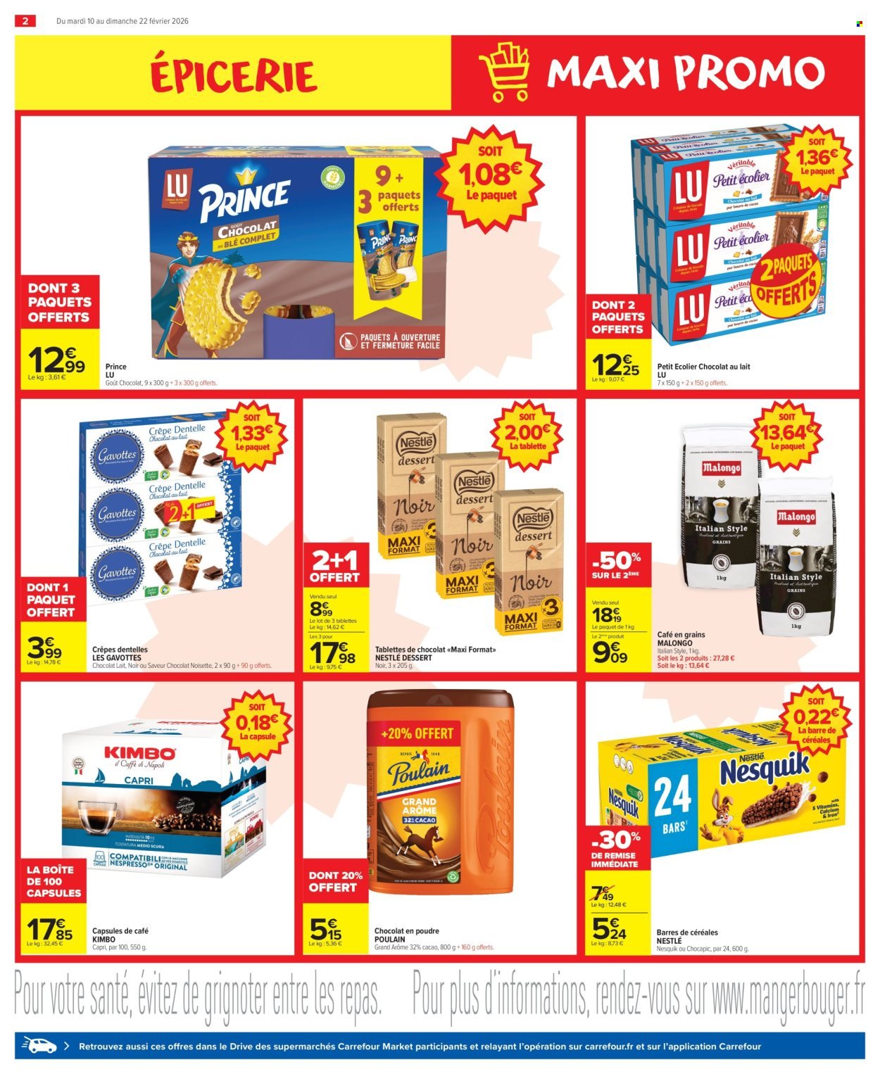 Catalogue CARREFOUR MARKET - MINI PRIX MAXI PROMO