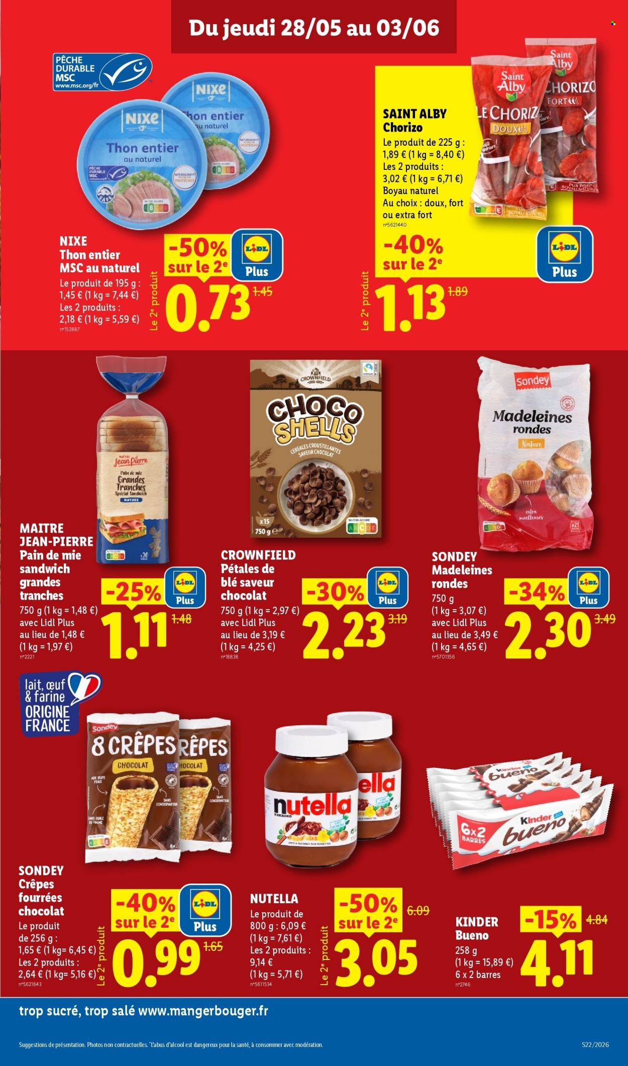 Catalogue LIDL - Les promos de la semaine (2026-05-28 - 2026-06-03)