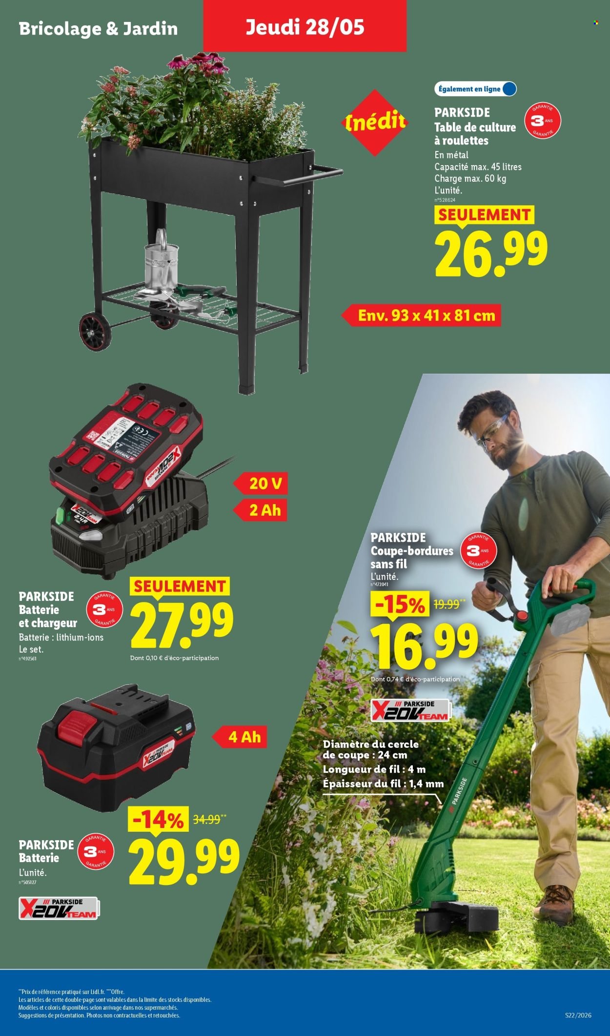 Catalogue LIDL - Les promos de la semaine (2026-05-28 - 2026-06-03)