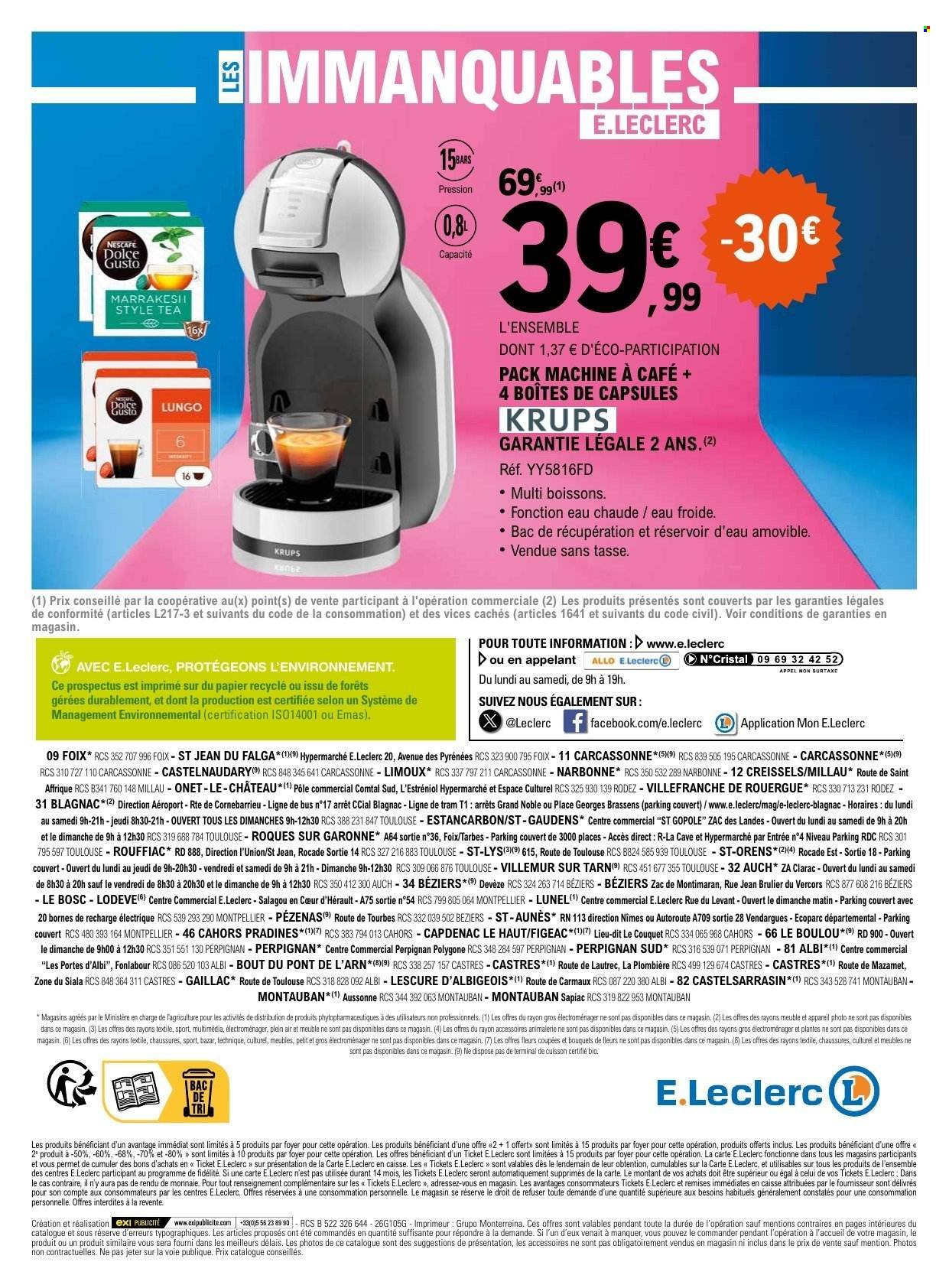 Catalogue E.LECLERC - DEPENSER MOINS