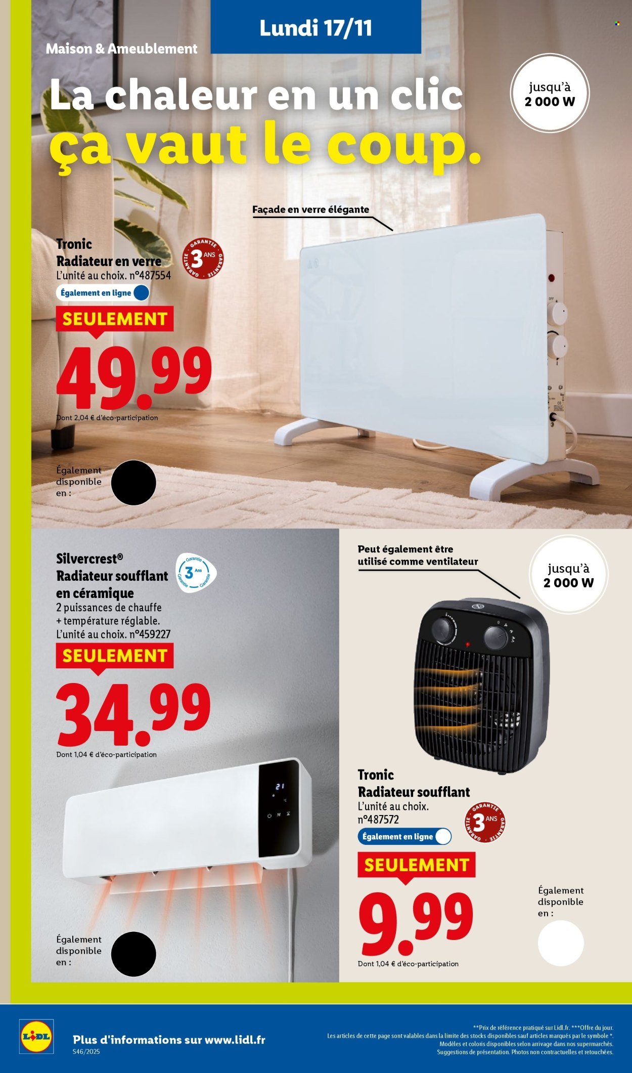 Catalogue LIDL - Les bonnes affaires de la semaine
