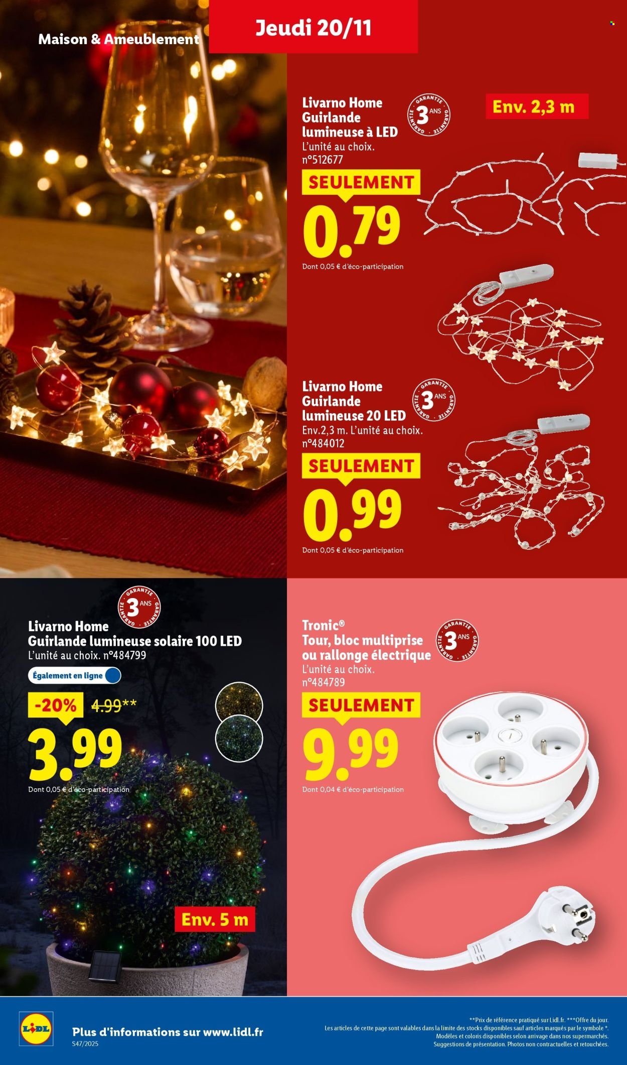 Catalogue LIDL - Les bonnes affaires de la semaine
