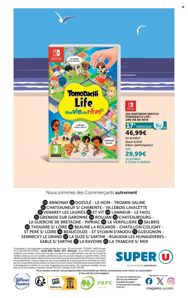 Catalogue SUPER U - Destination Culture, faites de votre été un moment d'évasion
