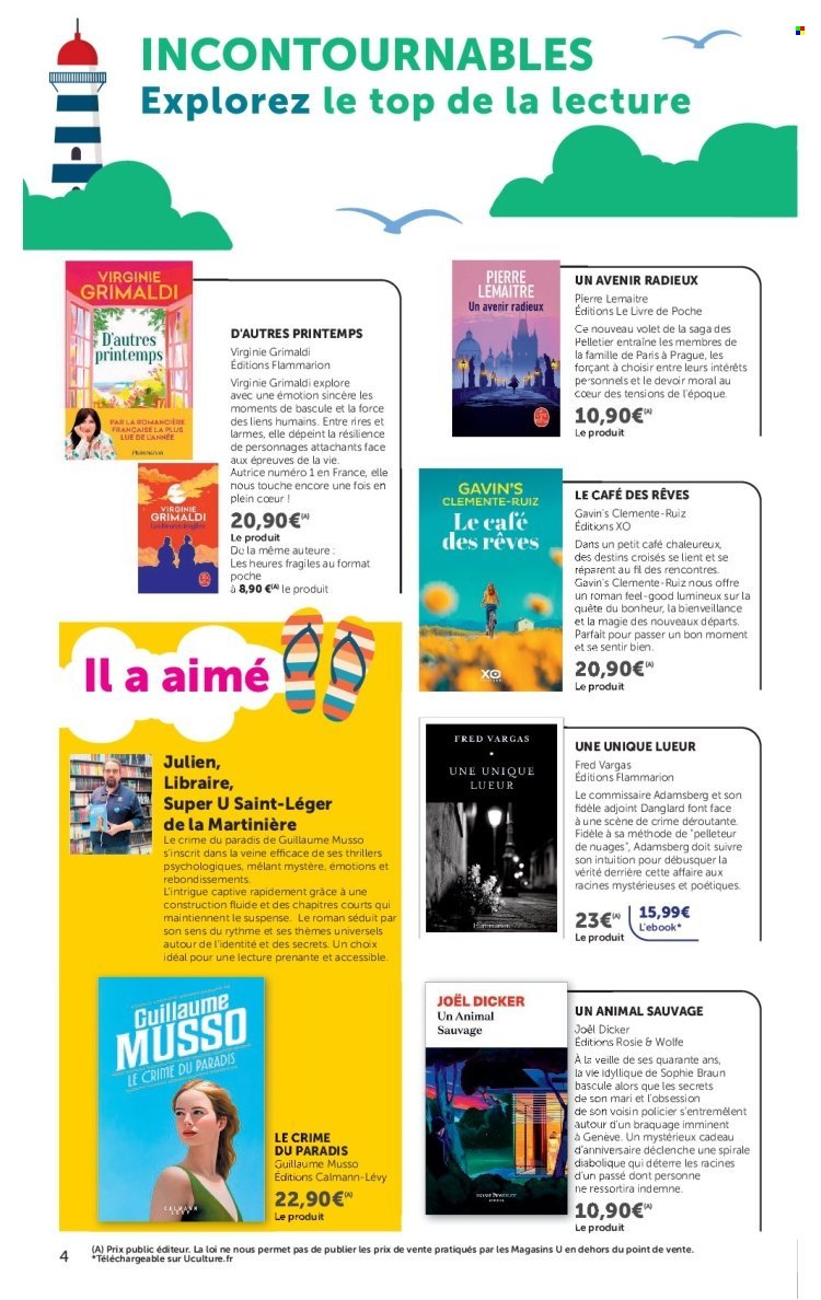Catalogue SUPER U - Destination Culture, faites de votre été un moment d'évasion