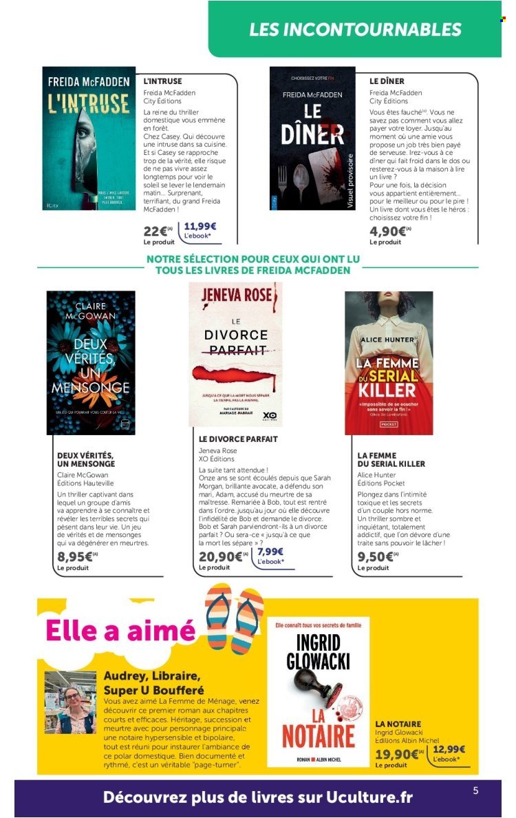 Catalogue SUPER U - Destination Culture, faites de votre été un moment d'évasion