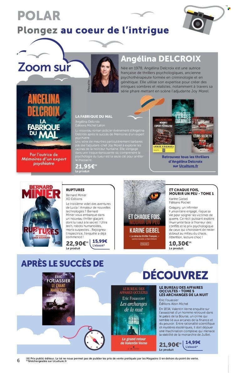 Catalogue SUPER U - Destination Culture, faites de votre été un moment d'évasion