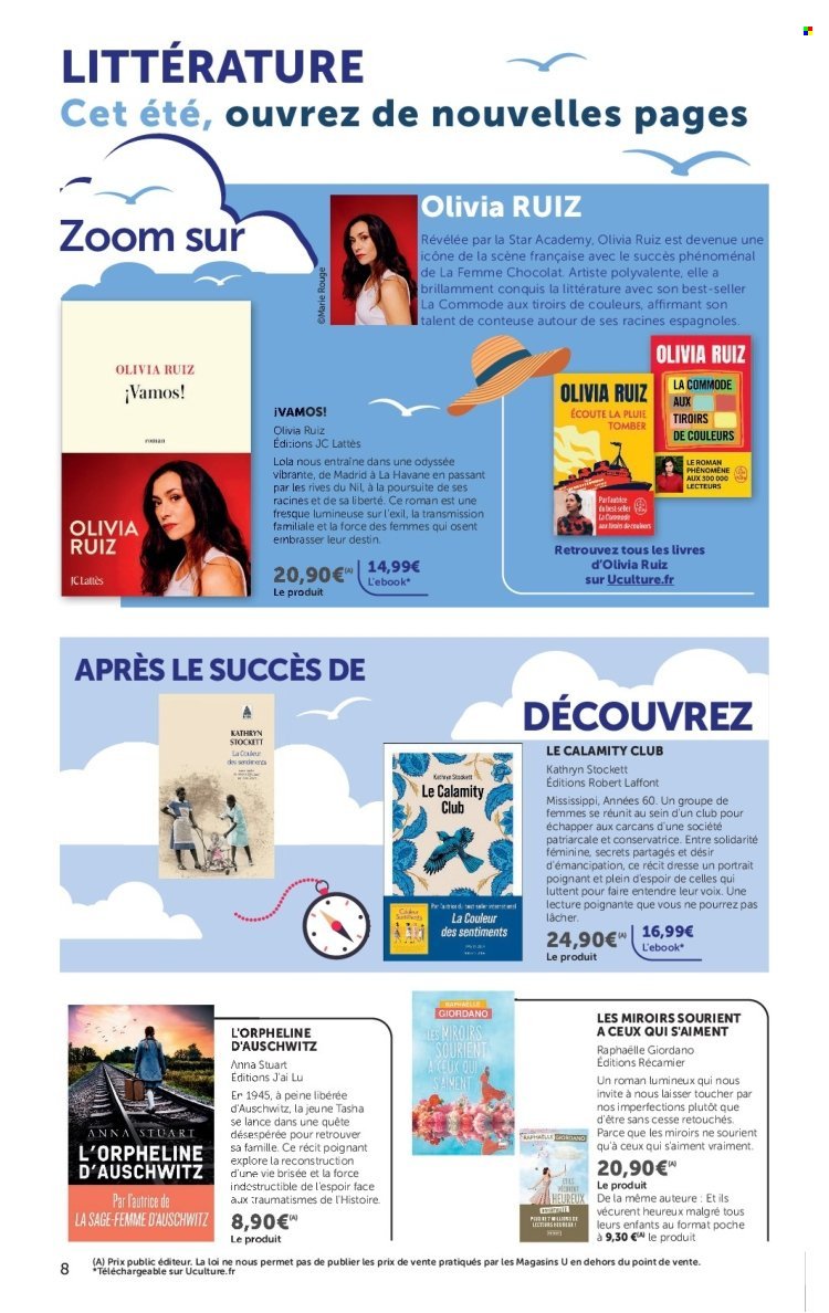Catalogue SUPER U - Destination Culture, faites de votre été un moment d'évasion