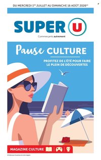 Catalogue SUPER U - Destination Culture, faites de votre été un moment d'évasion