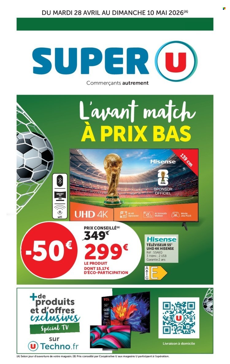 Catalogue SUPER U - L'avant match à prix bas (2026-04-28 - 2026-05-10)