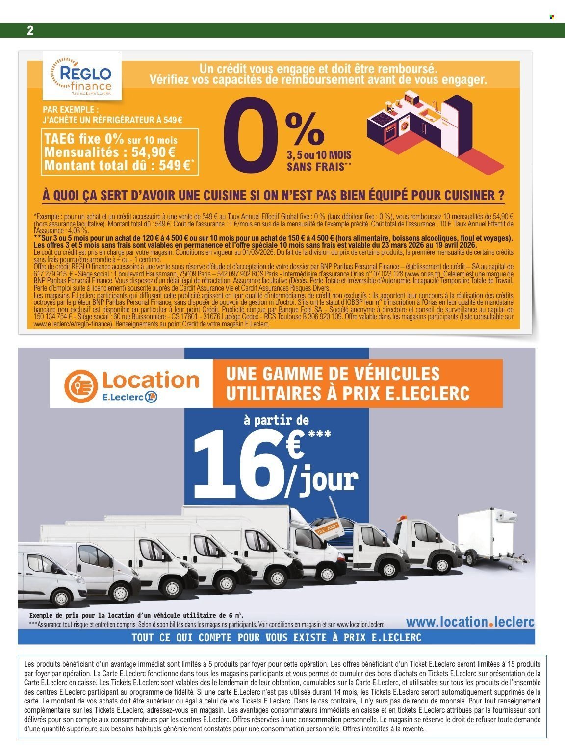 Catalogue E.LECLERC - ARTS MENAGERS PRINTEMPS