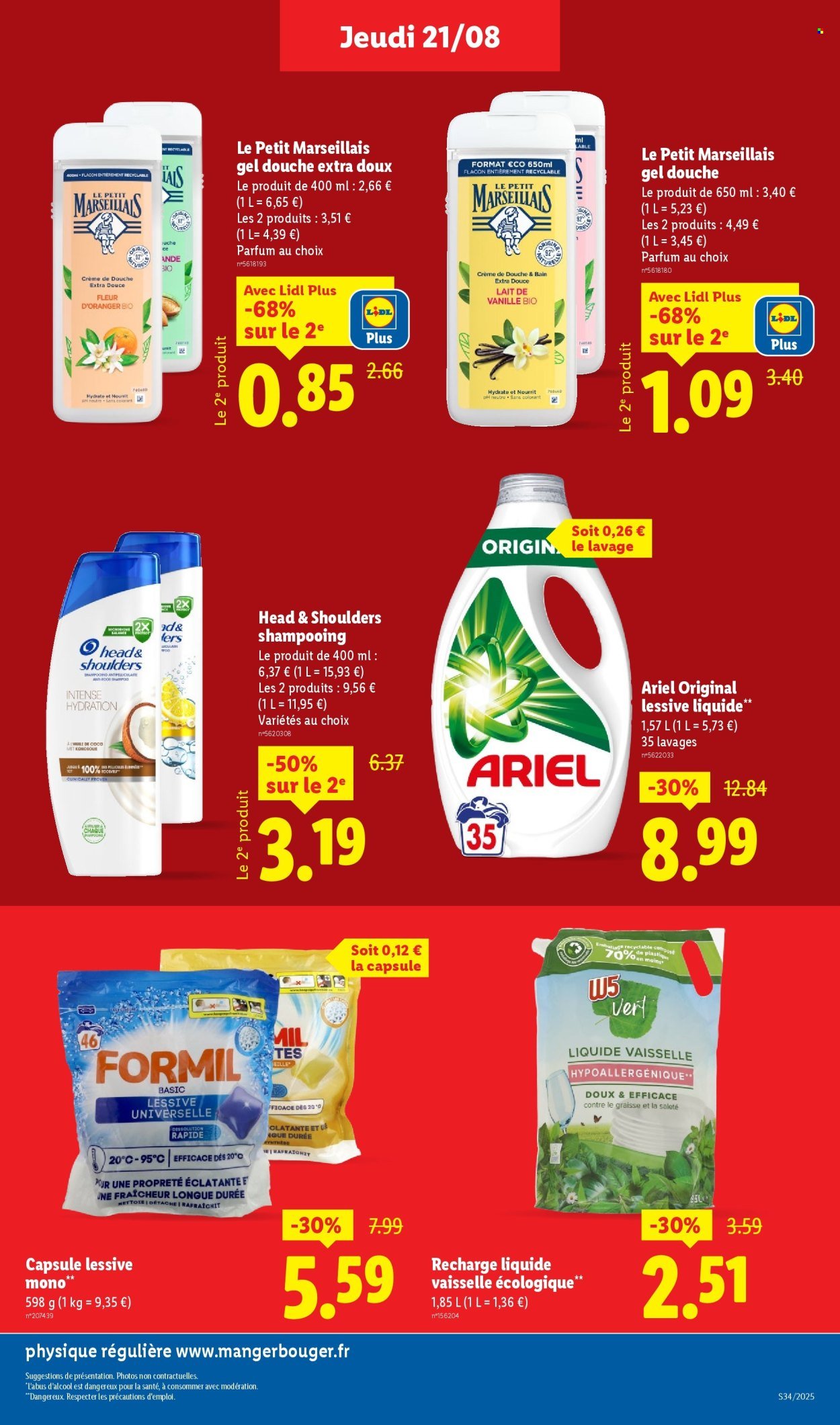 Catalogue LIDL - Les promos de la semaine (2025-08-21 - 2025-08-27)