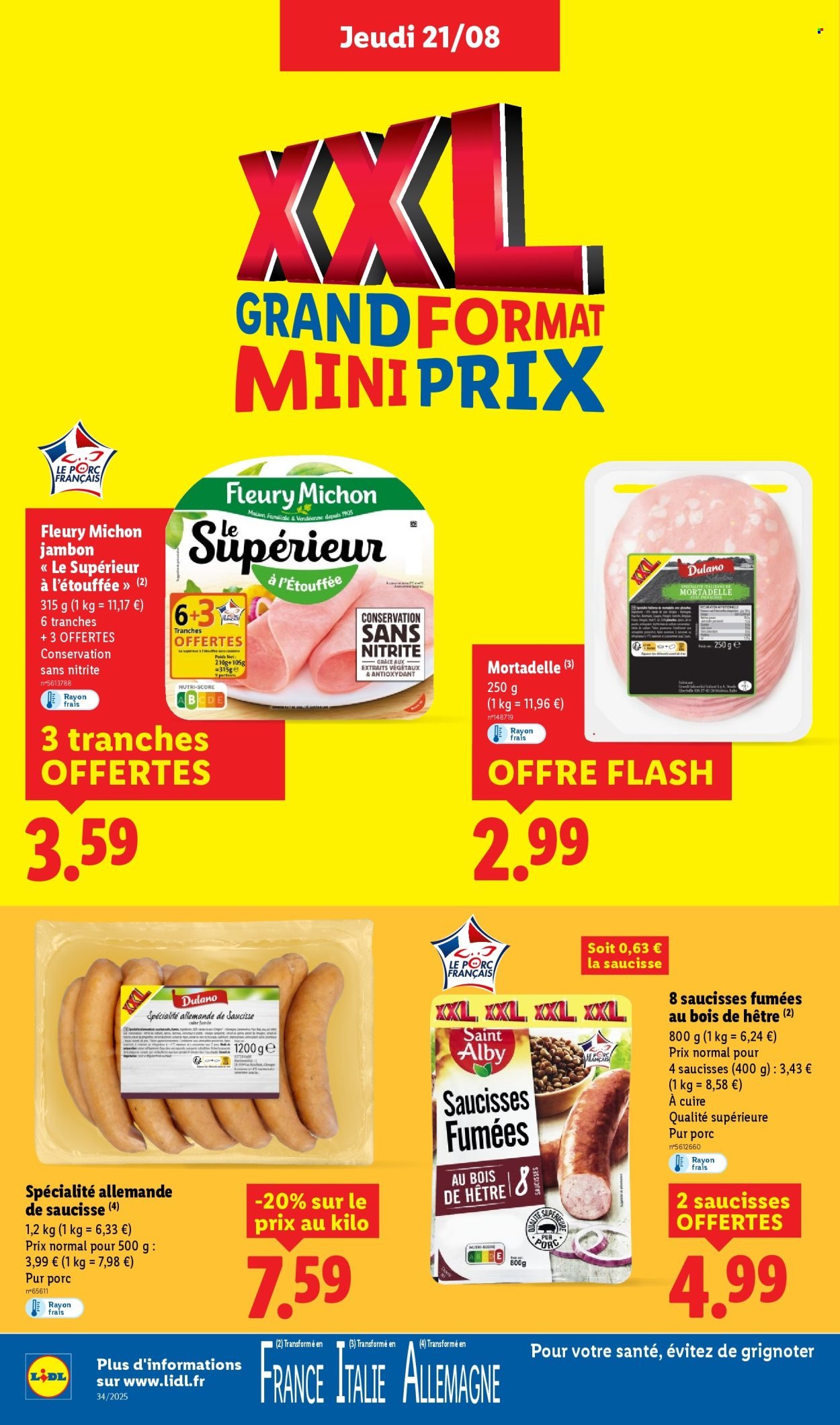 Catalogue LIDL - Les promos de la semaine (2025-08-21 - 2025-08-27)