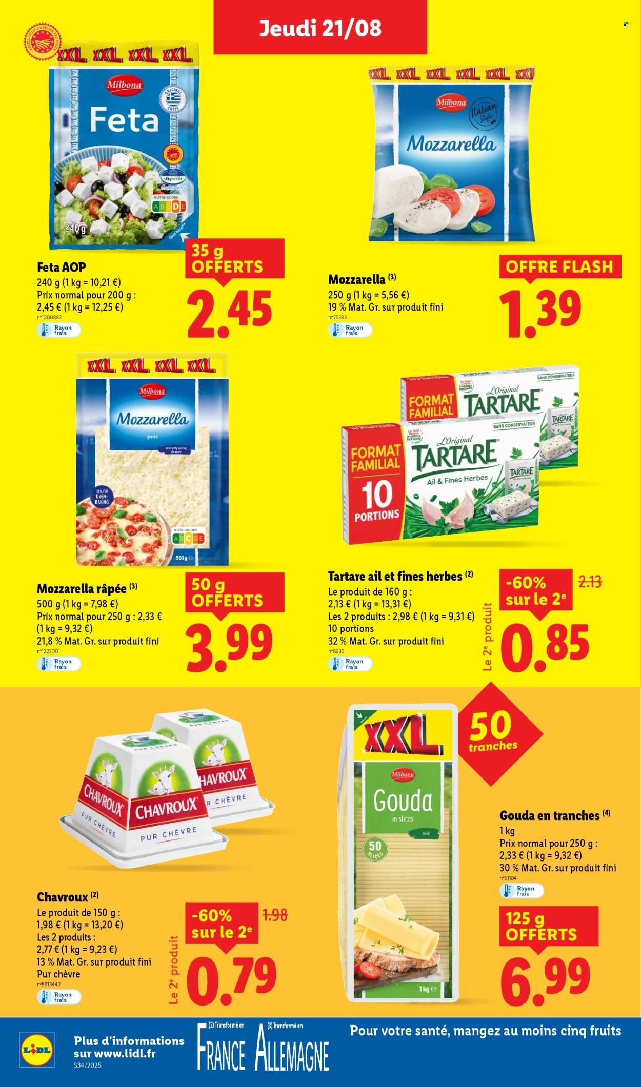 Catalogue LIDL - Les promos de la semaine (2025-08-21 - 2025-08-27)