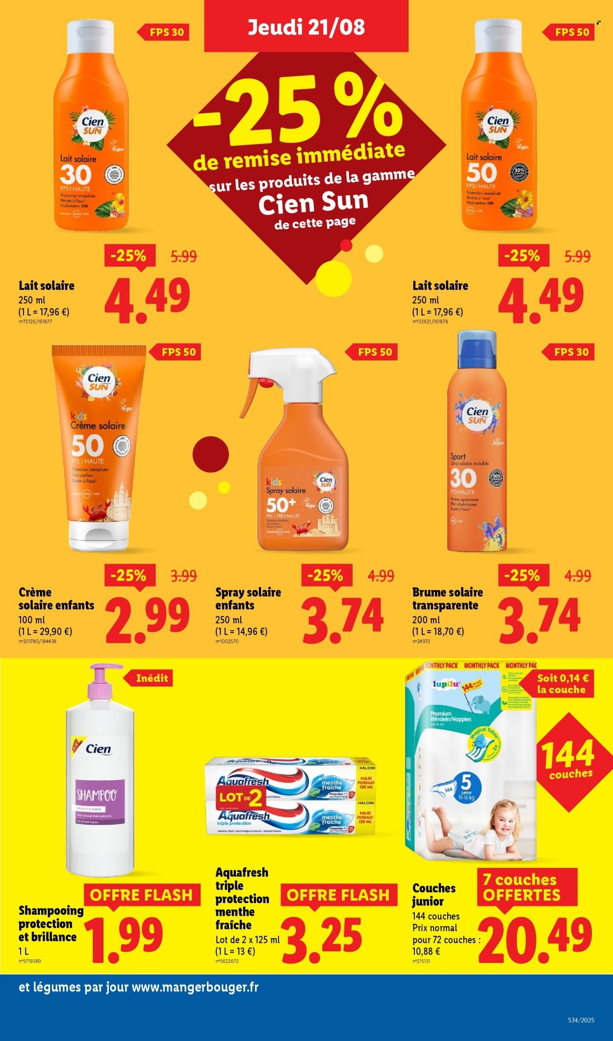 Catalogue LIDL - Les promos de la semaine (2025-08-21 - 2025-08-27)