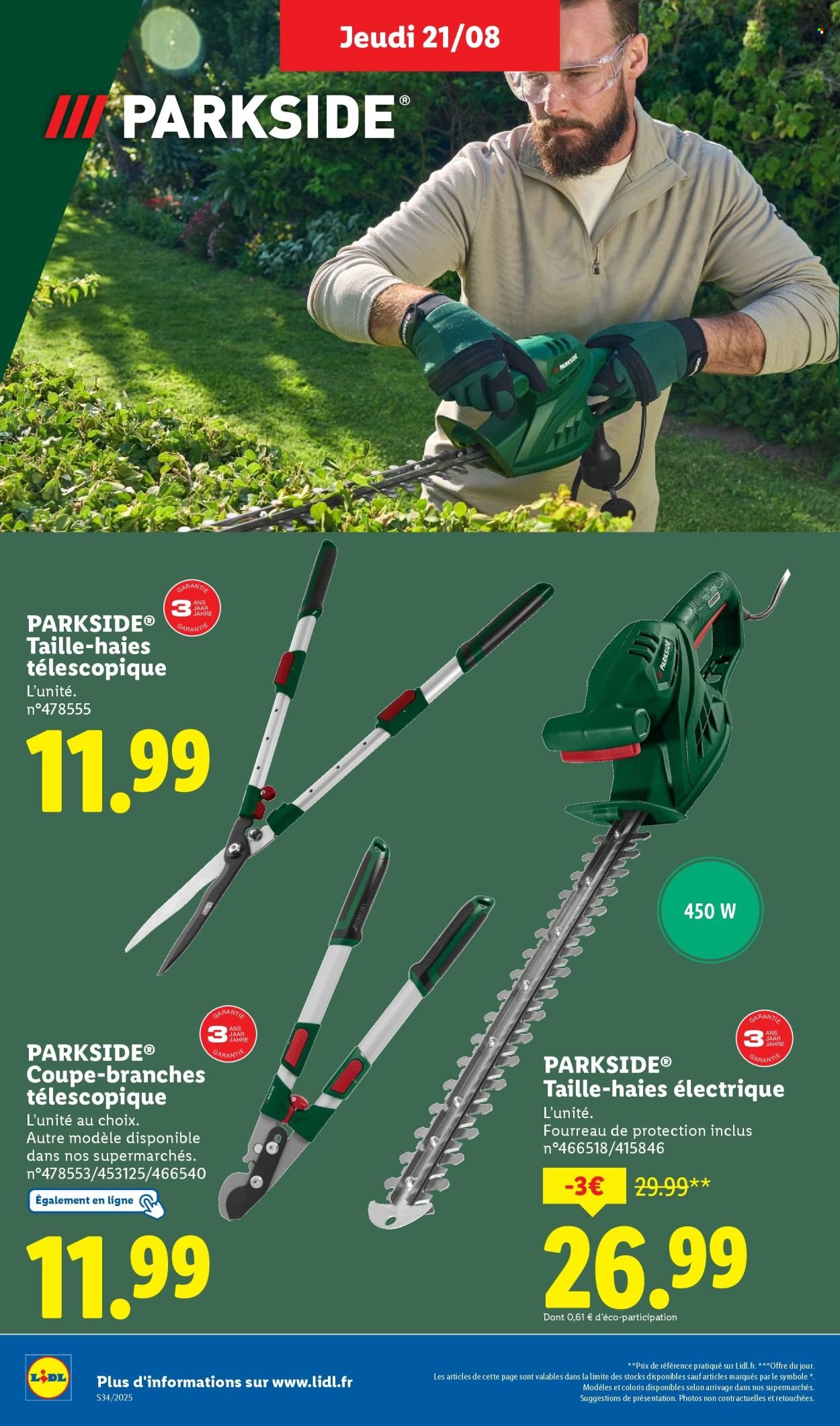 Catalogue LIDL - Les promos de la semaine (2025-08-21 - 2025-08-27)