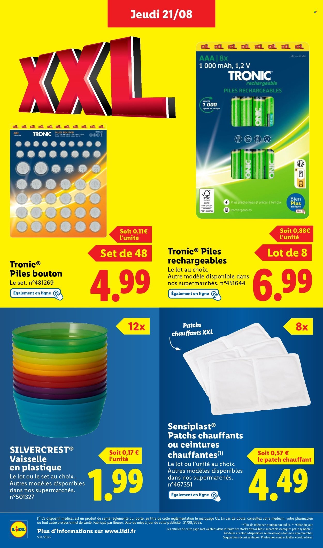 Catalogue LIDL - Les promos de la semaine (2025-08-21 - 2025-08-27)