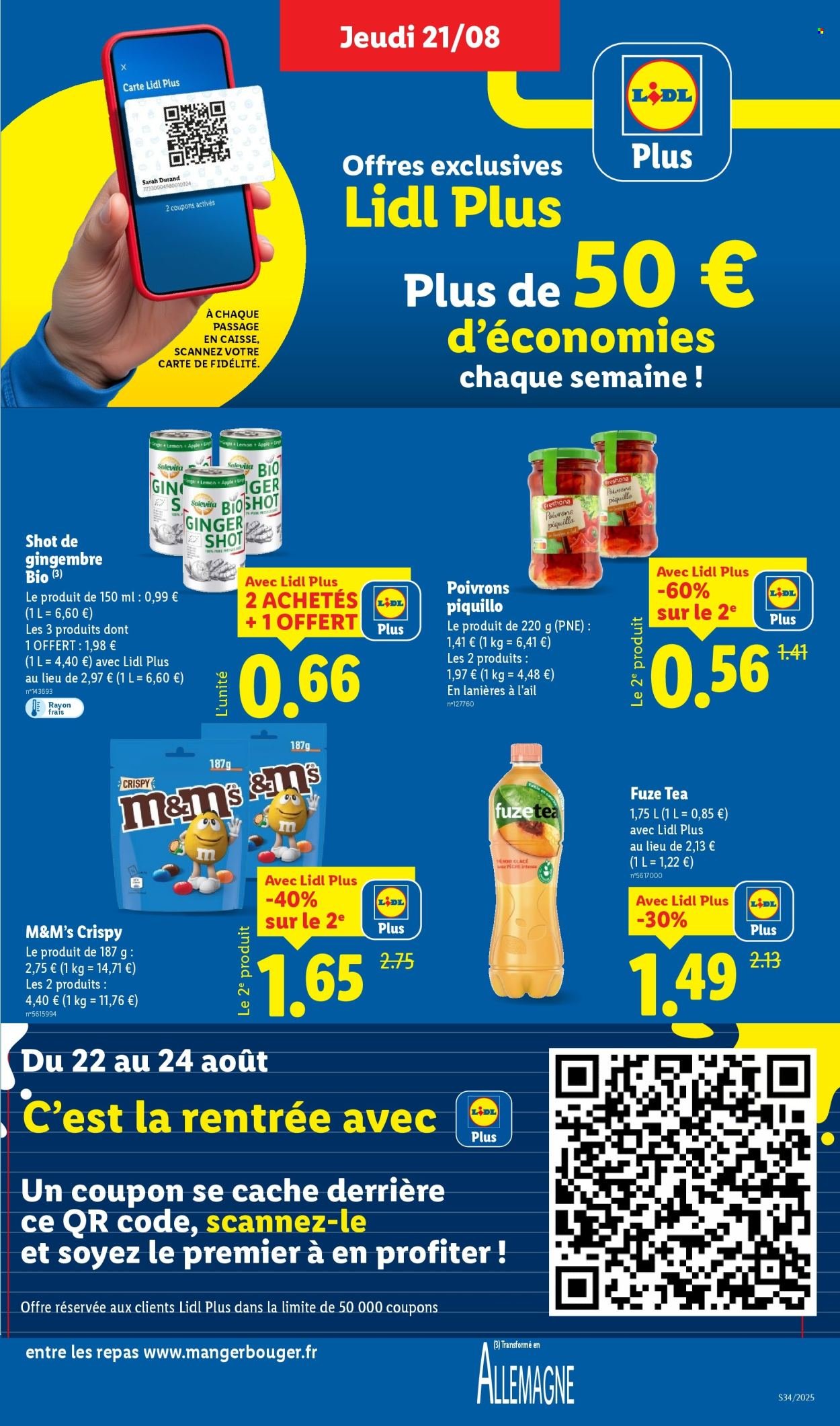Catalogue LIDL - Les promos de la semaine (2025-08-21 - 2025-08-27)