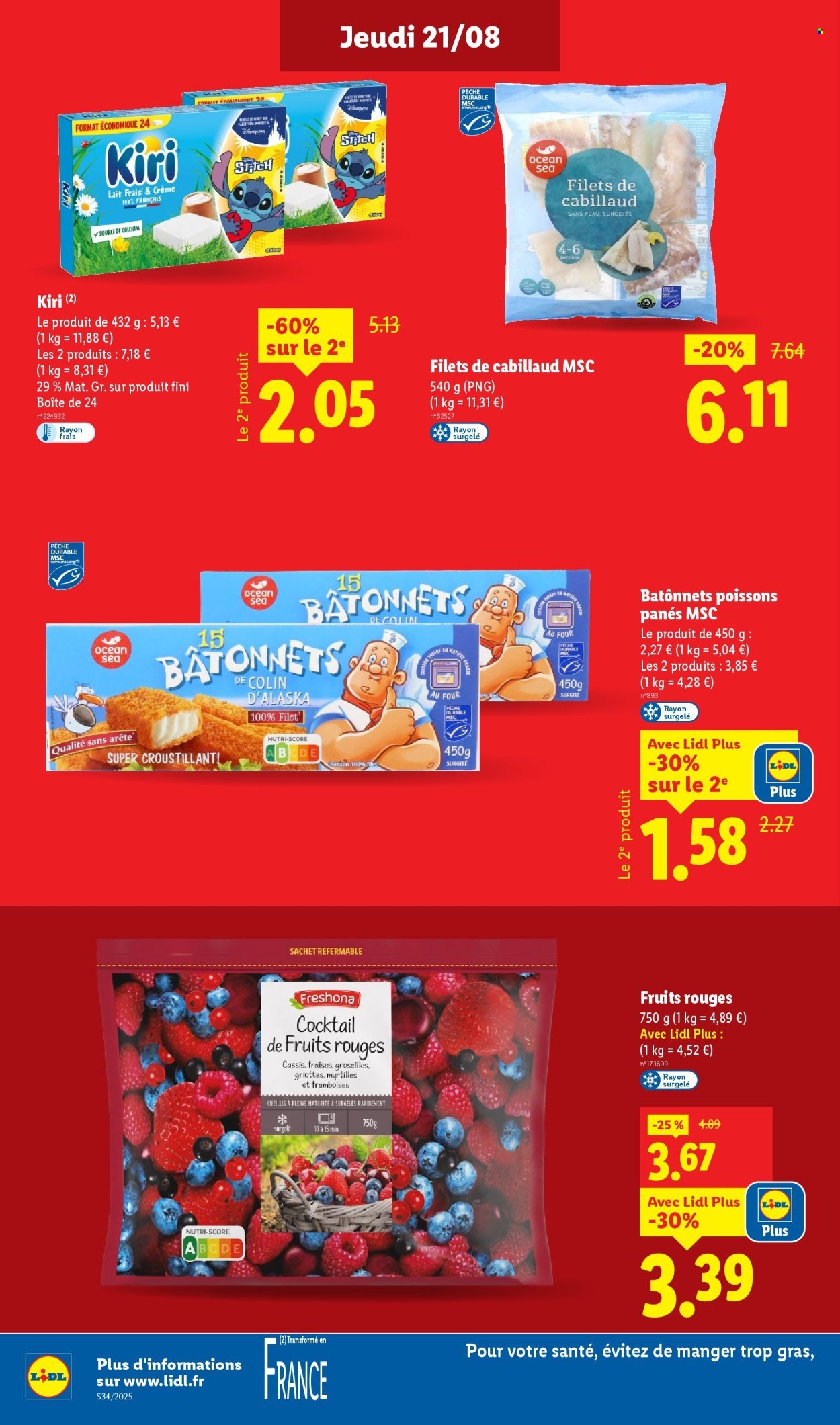 Catalogue LIDL - Les promos de la semaine (2025-08-21 - 2025-08-27)