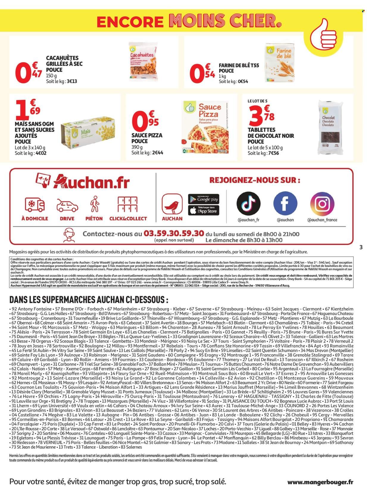 Catalogue AUCHAN - Marque Pouce supers