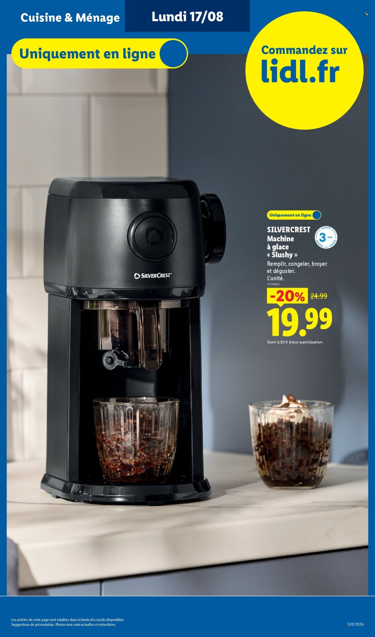 Catalogue LIDL - Les Exclus Web de la semaine