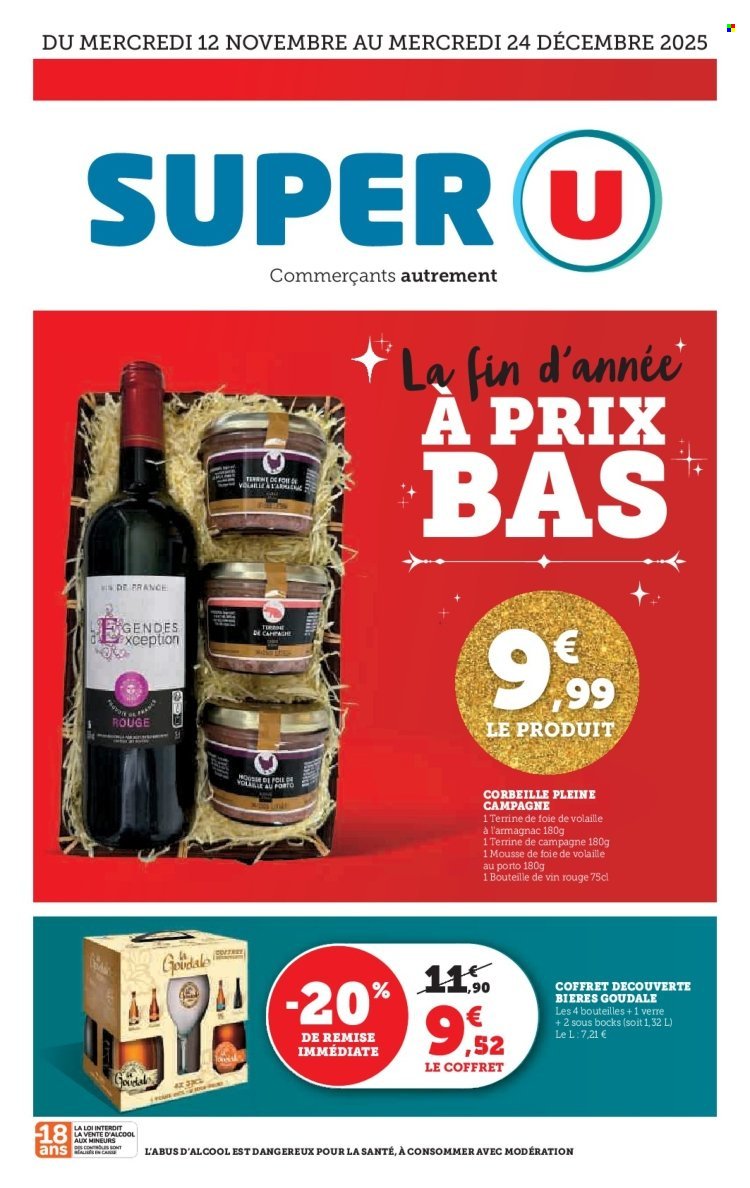 Catalogue SUPER U - La fin d'année à prix bas (2025-11-12 - 2025-12-24)