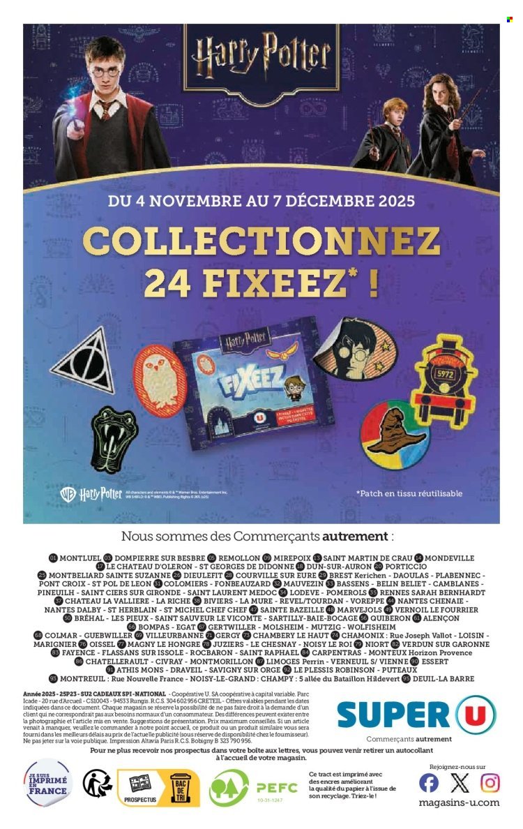 Catalogue SUPER U - La fin d'année à prix bas (2025-11-12 - 2025-12-24)