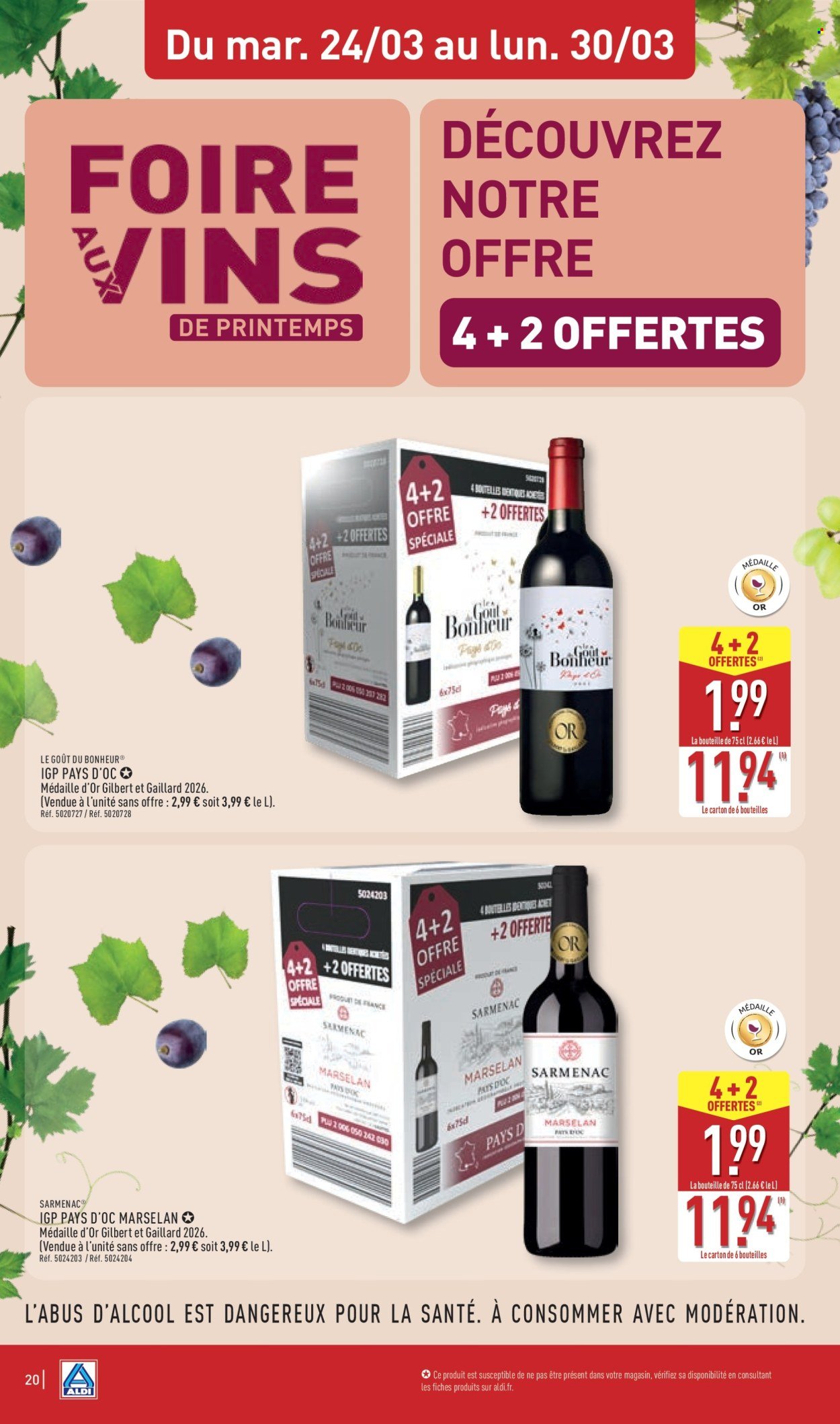 Catalogue ALDI - Foire vins (2026-03-24 - 2026-03-30)