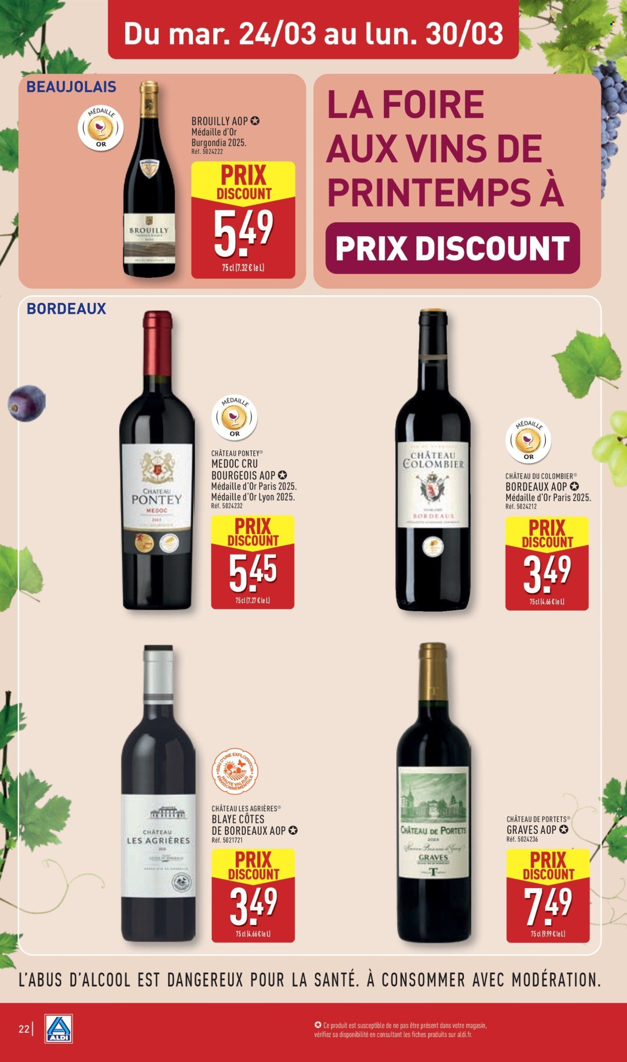 Catalogue ALDI - Foire vins (2026-03-24 - 2026-03-30)