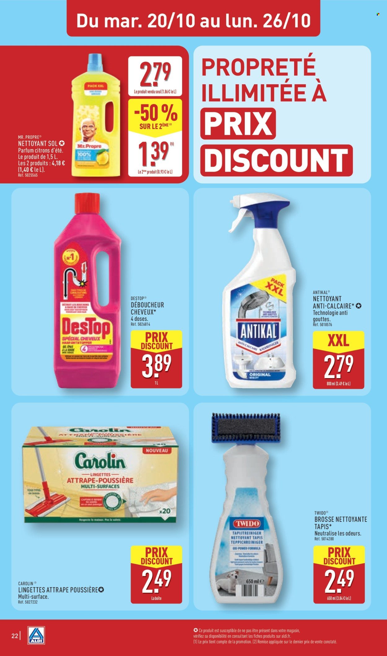 Catalogue ALDI - Propreté illimitée  josqu'à -80% sur le 2ème