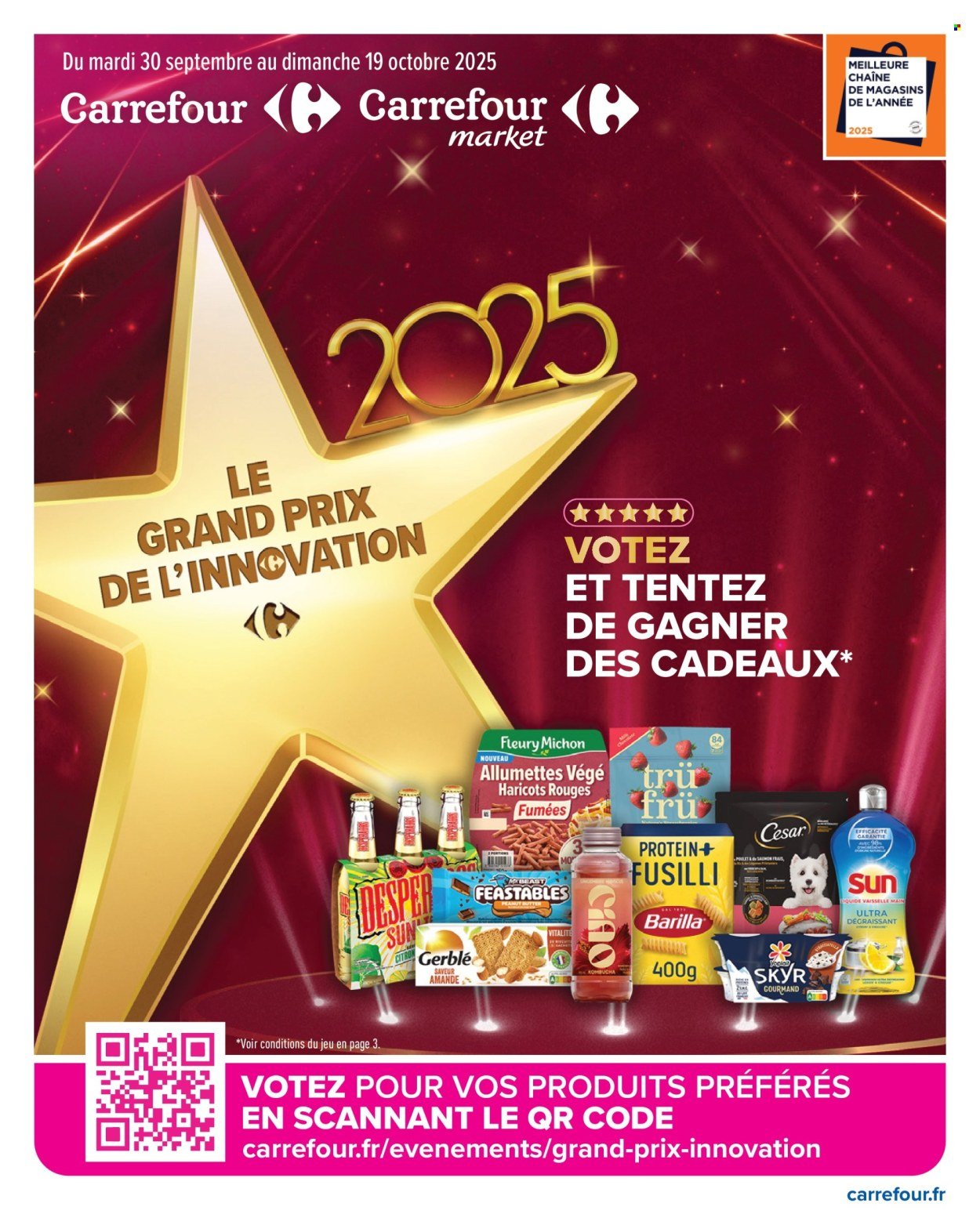 Catalogue CARREFOUR - LE GRAND PRIX DE L'INNOVATION 2025 (2025-09-30 - 2025-10-19)