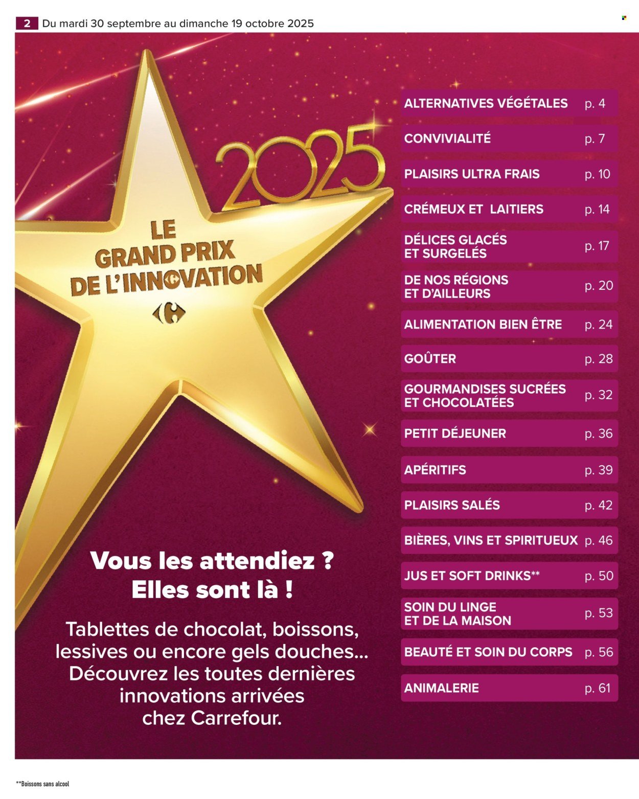 Catalogue CARREFOUR - LE GRAND PRIX DE L'INNOVATION 2025 (2025-09-30 - 2025-10-19)