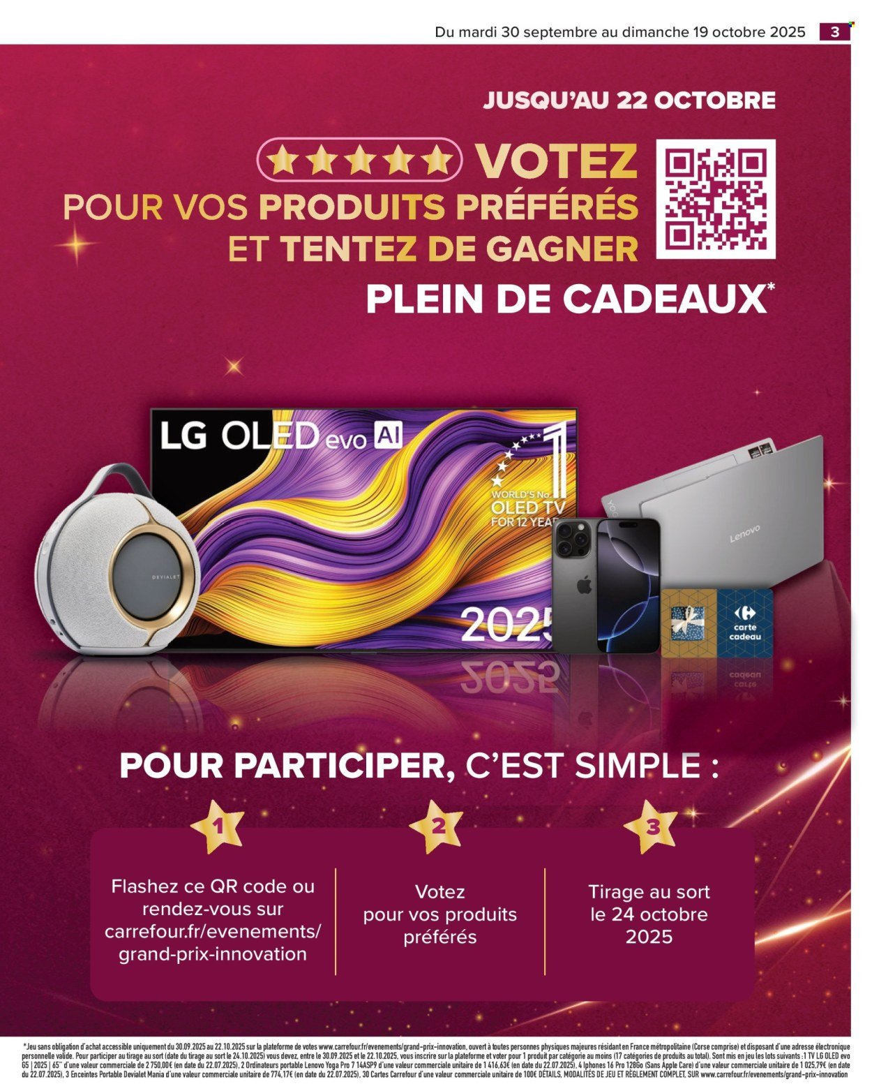 Catalogue CARREFOUR - LE GRAND PRIX DE L'INNOVATION 2025 (2025-09-30 - 2025-10-19)