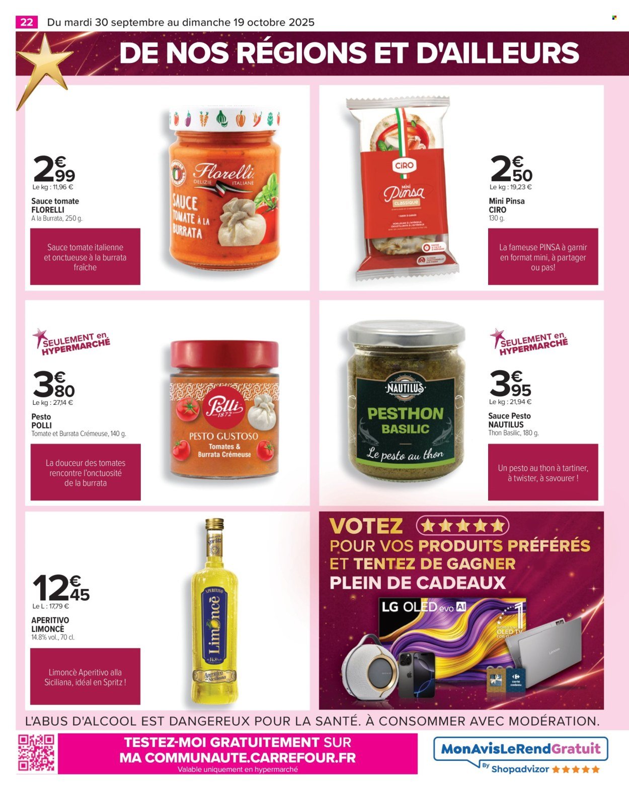 Catalogue CARREFOUR - LE GRAND PRIX DE L'INNOVATION 2025 (2025-09-30 - 2025-10-19)
