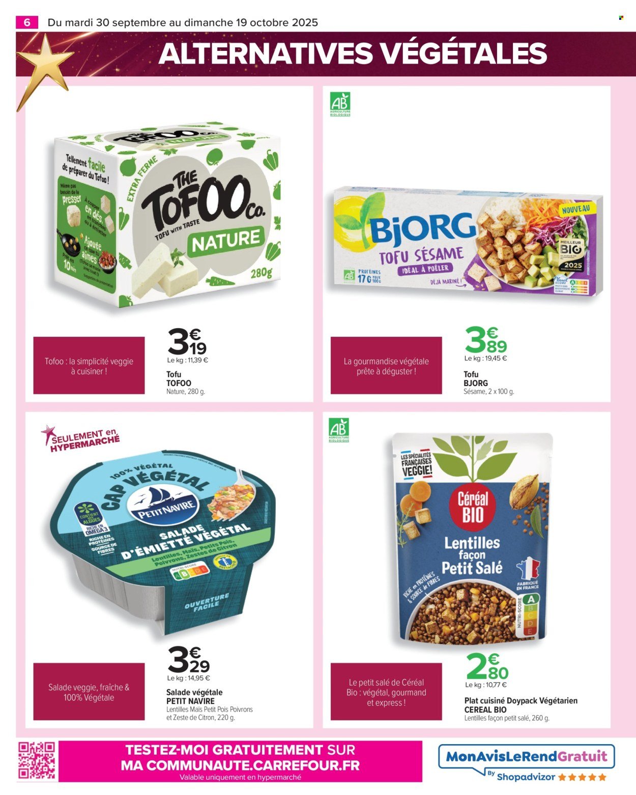 Catalogue CARREFOUR - LE GRAND PRIX DE L'INNOVATION 2025 (2025-09-30 - 2025-10-19)