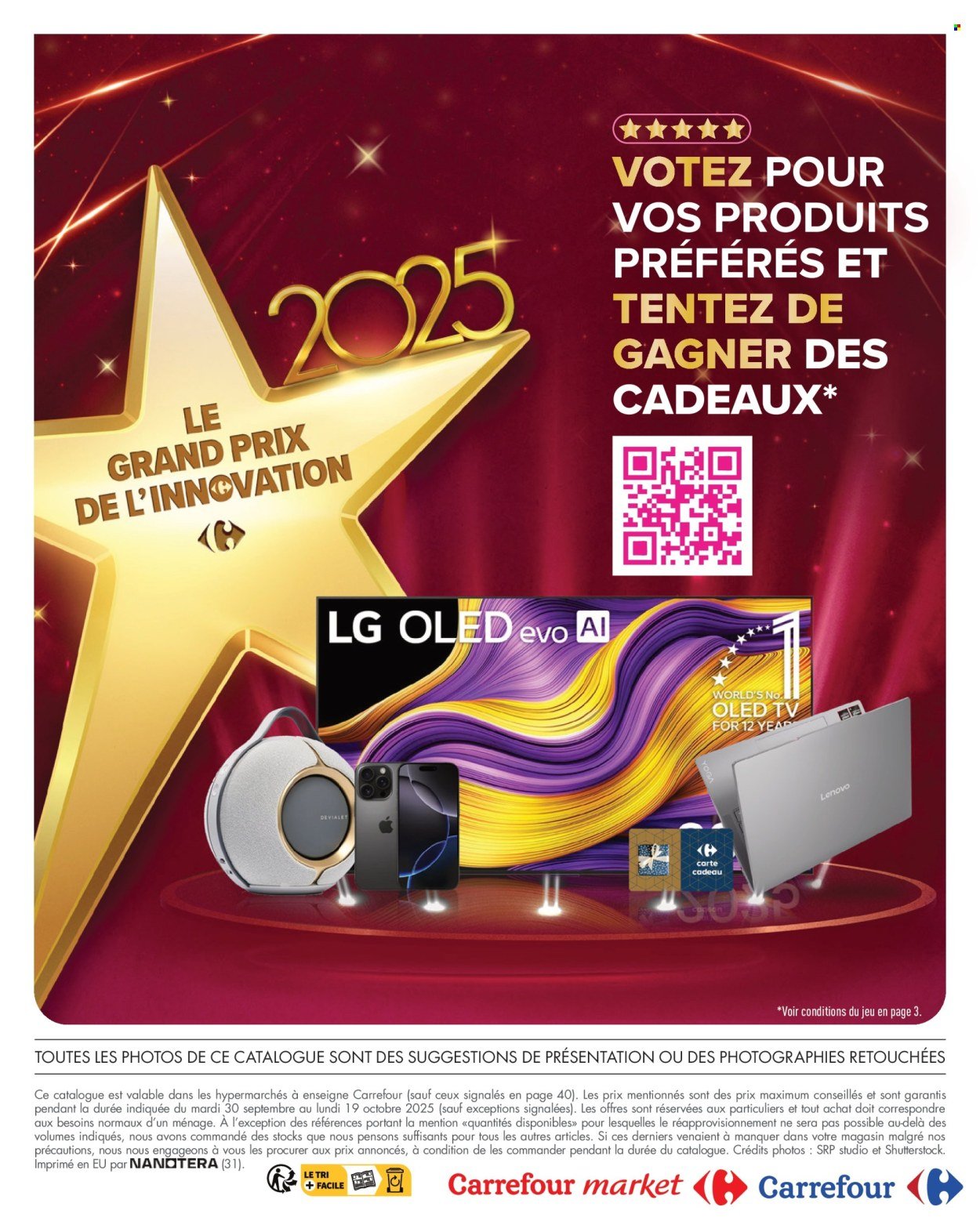Catalogue CARREFOUR - LE GRAND PRIX DE L'INNOVATION 2025 (2025-09-30 - 2025-10-19)