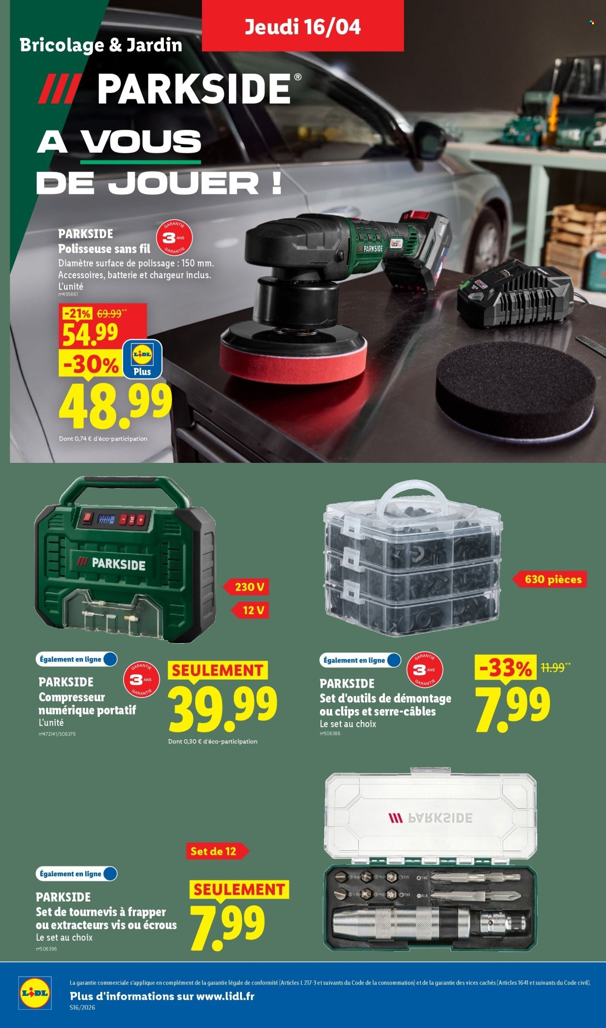 Catalogue LIDL - Les bonnes affaires de la semaine (2026-04-13 - 2026-04-16)