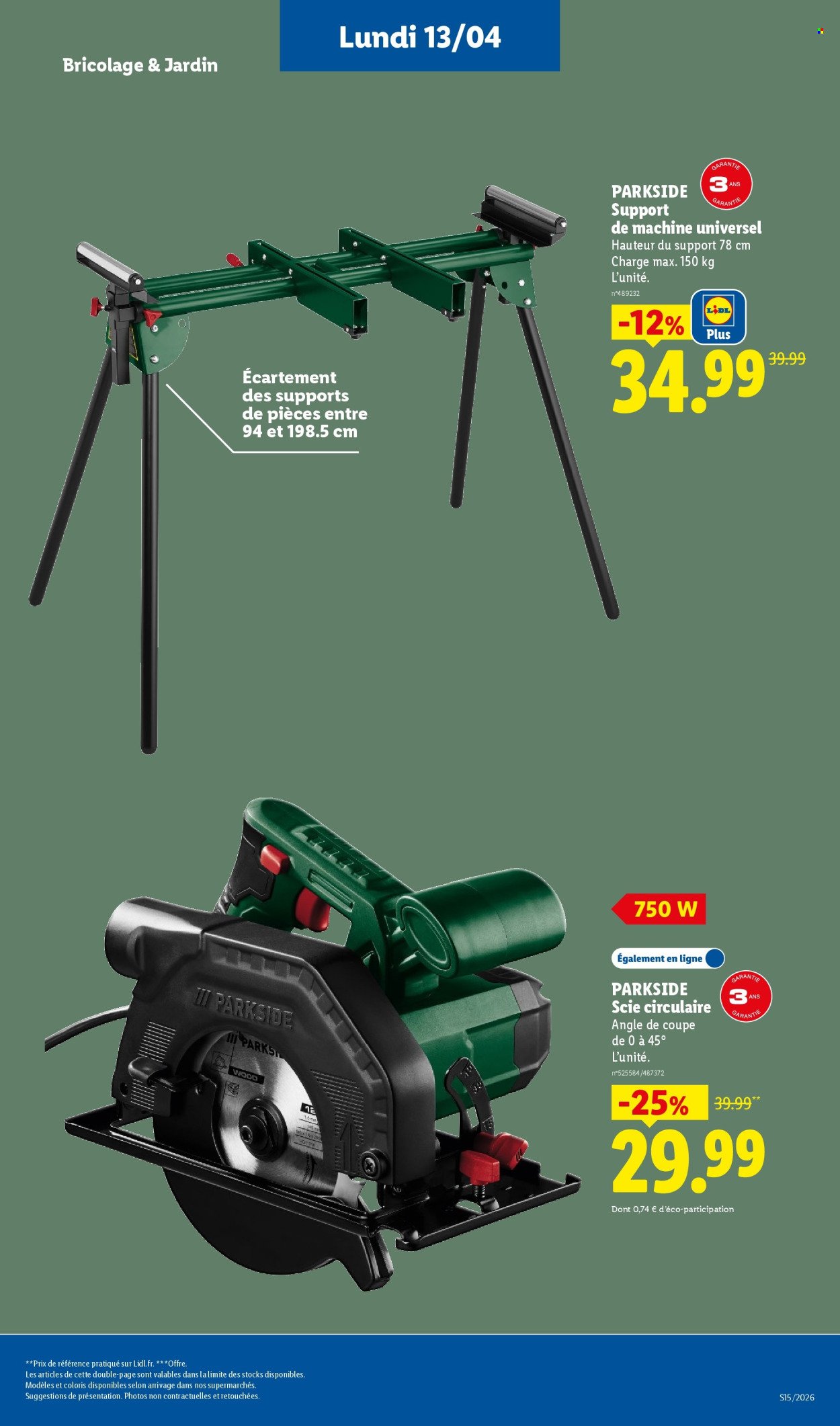 Catalogue LIDL - Les bonnes affaires de la semaine