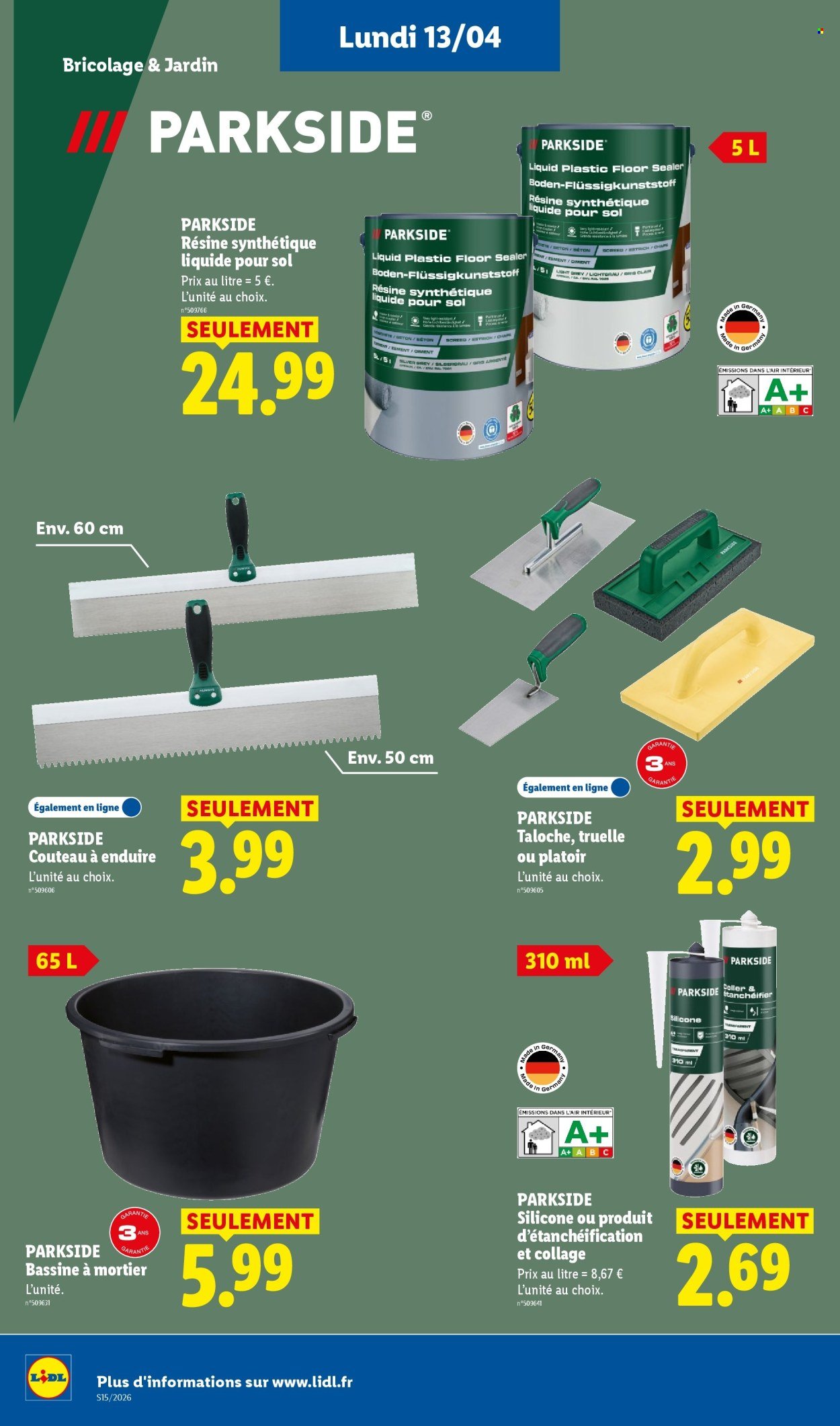 Catalogue LIDL - Les bonnes affaires de la semaine (2026-04-13 - 2026-04-16)