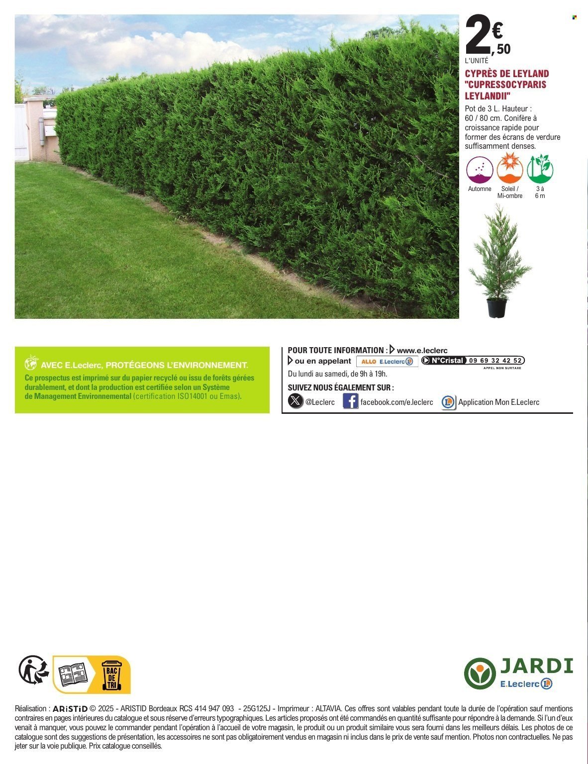 Catalogue E.LECLERC - TRAFIC JARDI AUTOMNE