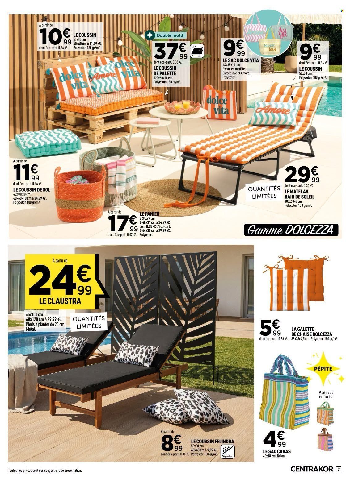 Catalogue CENTRAKOR - Dernière pièces à prix fou