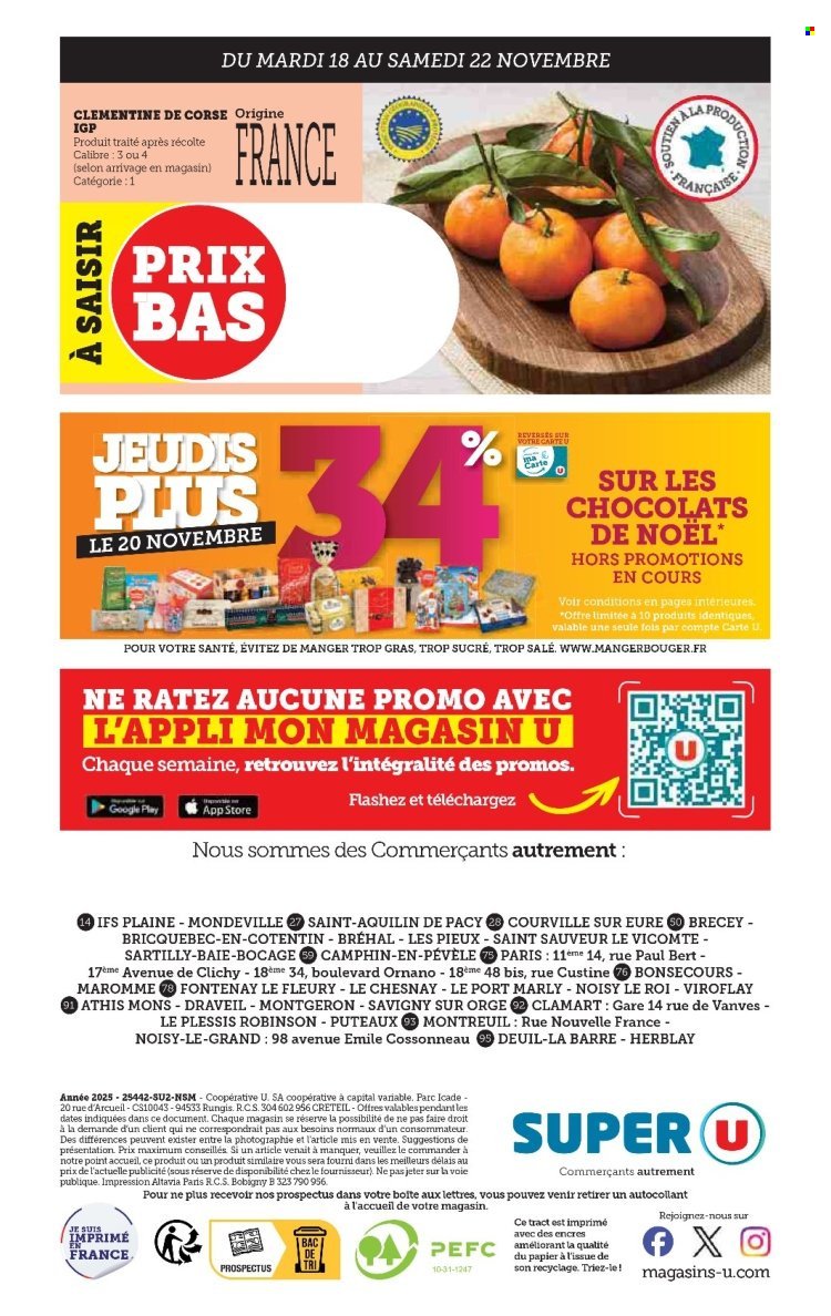 Catalogue SUPER U - Les prix bas de la semaine