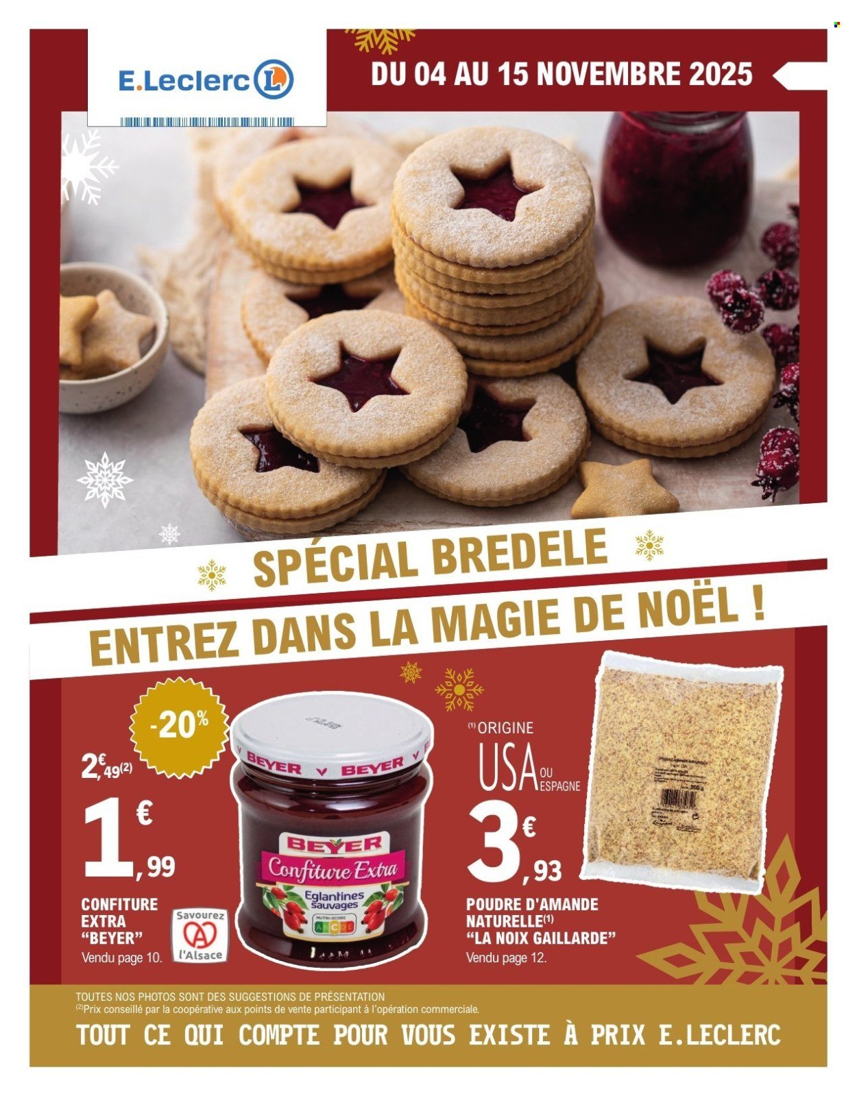 Catalogue E.LECLERC - ALSACE CHOUCROUTE - BREDELE