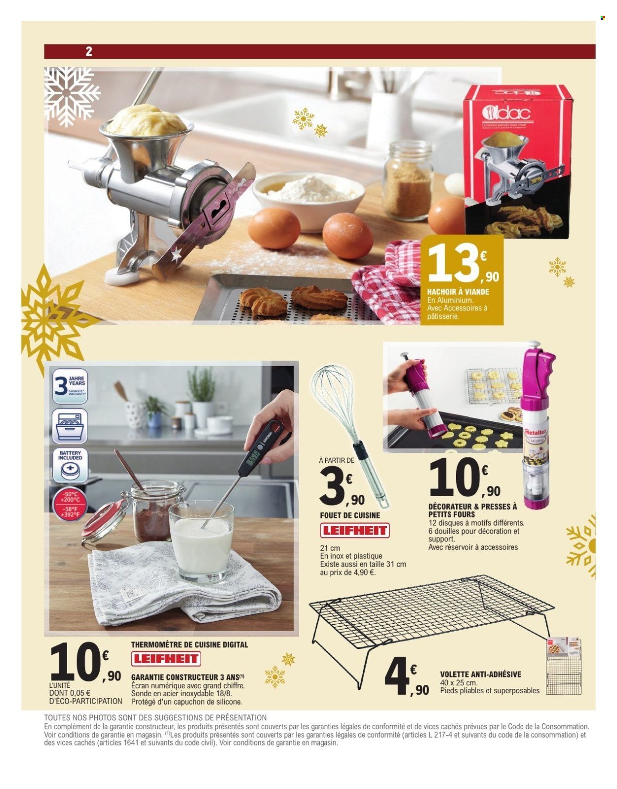 Catalogue E.LECLERC - ALSACE CHOUCROUTE - BREDELE