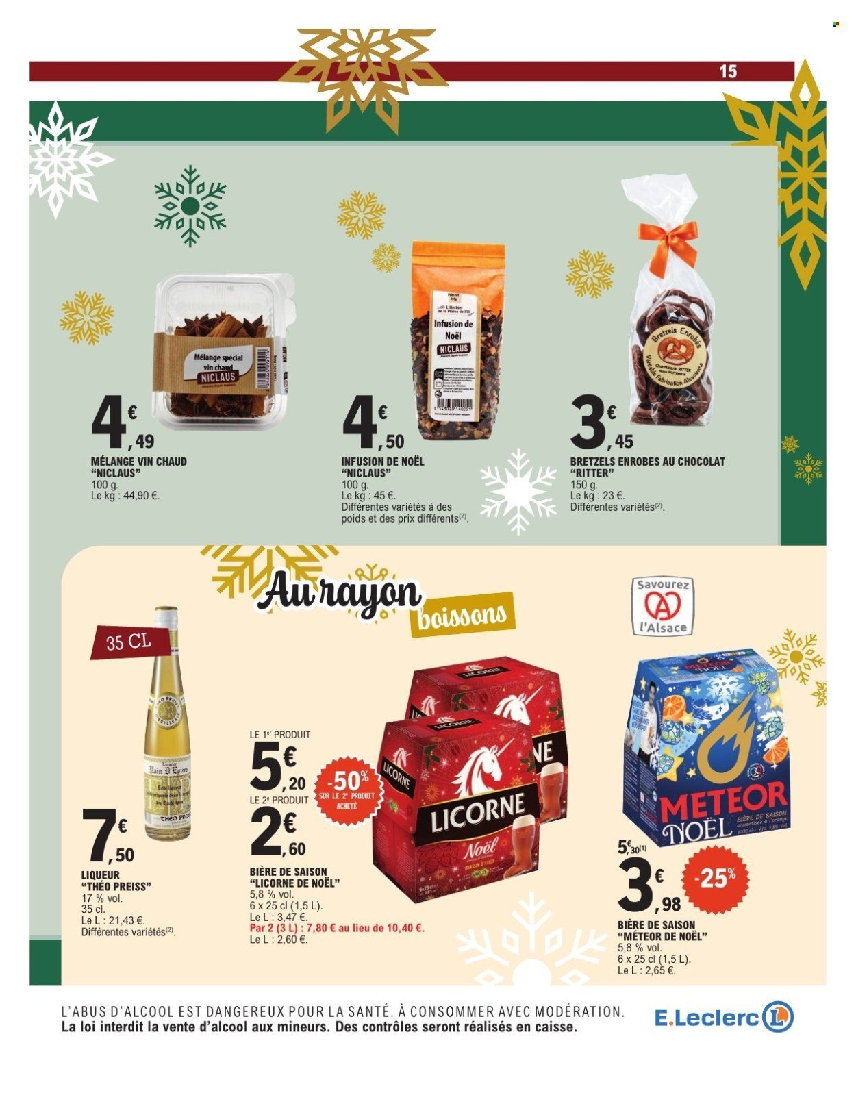 Catalogue E.LECLERC - ALSACE CHOUCROUTE - BREDELE